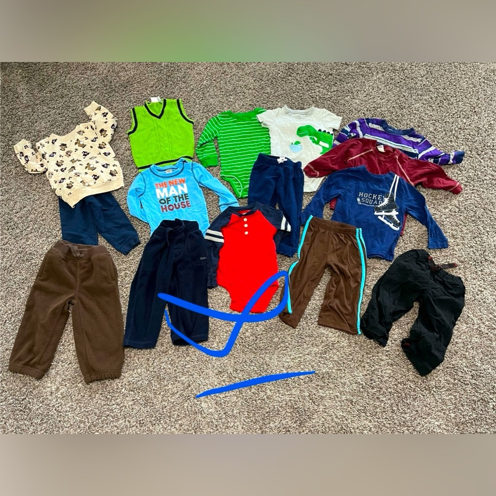 Baby Boy 18 month winter 15 pieces